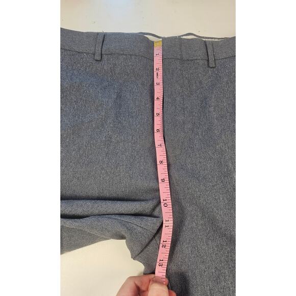 34x29 Unbranded Dress Pant grey Polyester Blend Flat Front EUC vintage USA made - Picture 6 of 8